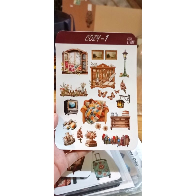 

Sticker Deco Vintage COZY LIVING