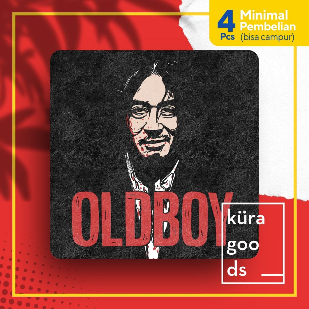 

Sticker Film Oldboy 2003 | Merch Stiker Old Boy Oldeuboi Stiker Aesthetic Vinyl Fan Art Park Chan-wook