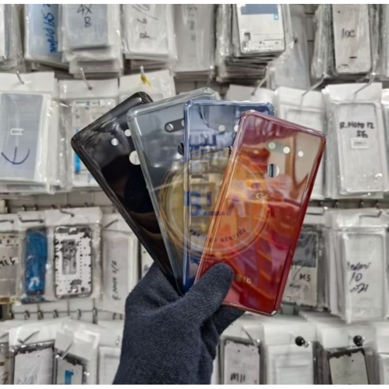 Tutup Belakang Baterai Backdoor BackCover Back Casing LG G8 Thinq