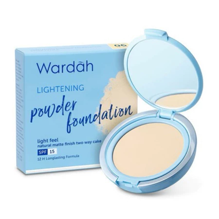 Wardah Refill Lightening Powder Foundation Light Feel | Bedak Padat/Two/Compact/TWC
