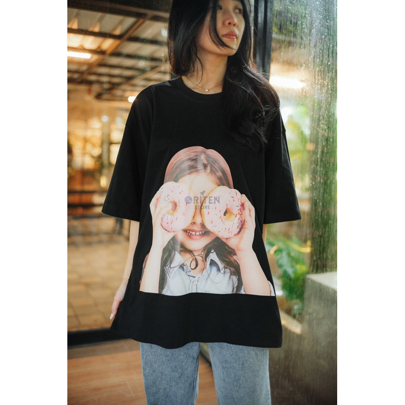 ADLV Baby Face Donut 3 Tee Black Original