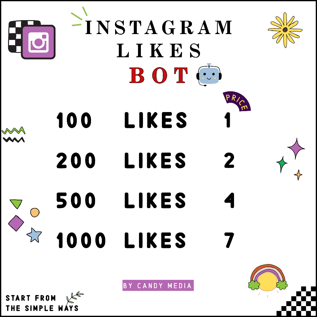 Instagram IG Likes Like By Candy Media
