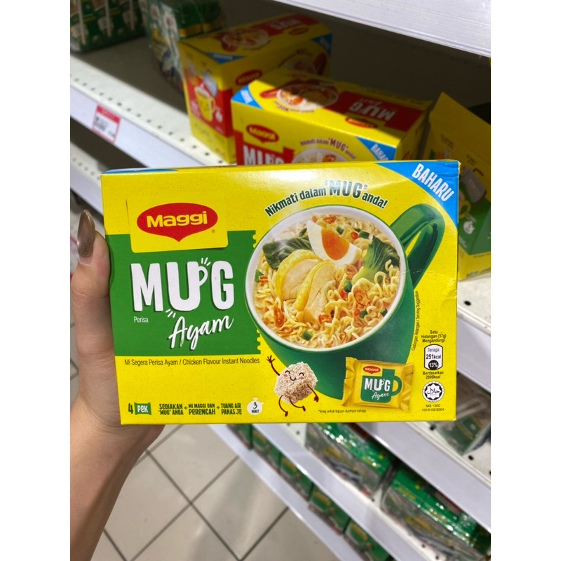 

maggi mug perisa ayam / kari isi 4 pack