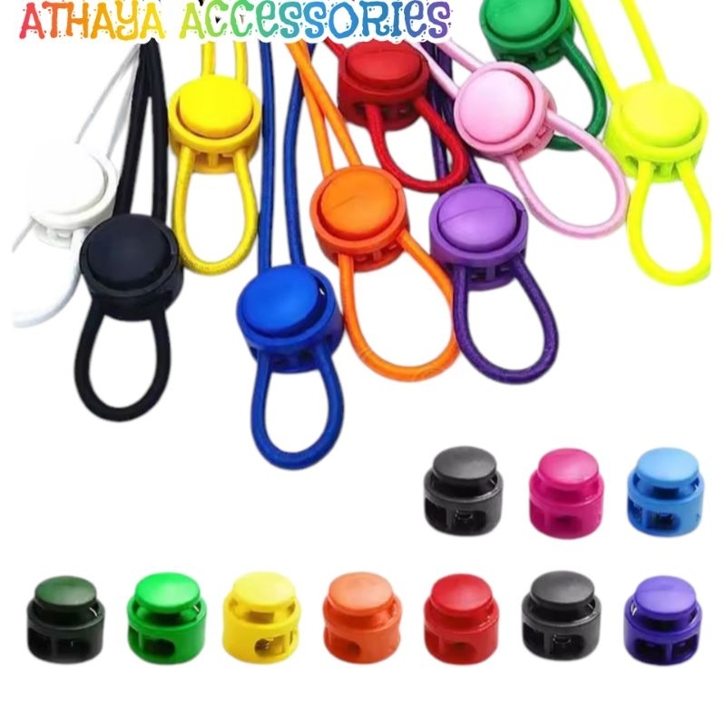 Stopper Tali Masker Warna Warni Doff Stopper Klakson 14mm