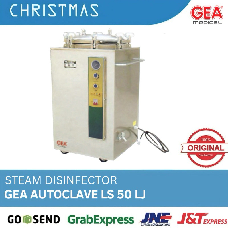 GEA Autoclave LS-50LJ Steam Disinfector 50 Liter / Alat Sterilisasi LS50LJ