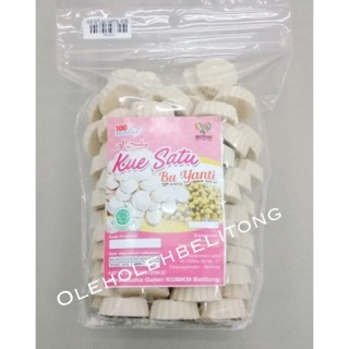 

Kue satu Bu Yanti bangka belitung. halal. cemilan enak. cemilan manis. cemilan jadul. cemilan mantab. oleh-oleh daerah