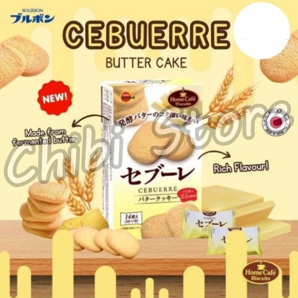 

Bourbon Cebuerre Biscuit Japan - Kukis Mentega - Biskuit Cookies Jepang 100g