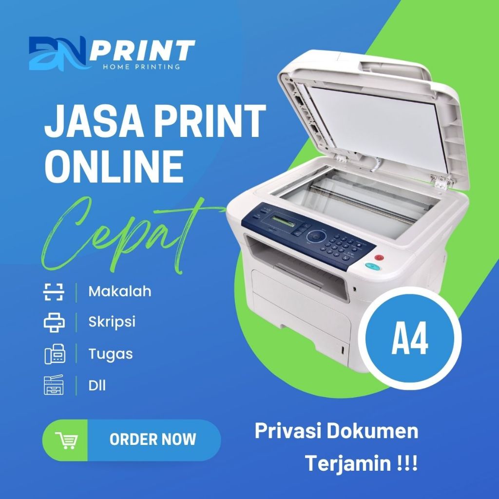 

JASA PRINT ONLINE A4 F4 A5 HITAM PUTIH / WARNA