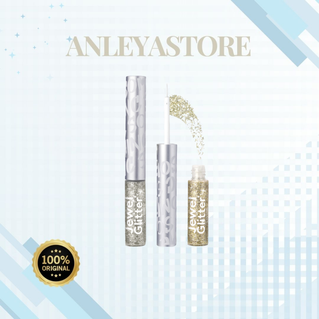 Eyeliner Somethinc Jewel Glitter Liquid Multipurpose Gold - Multipurpose Silver