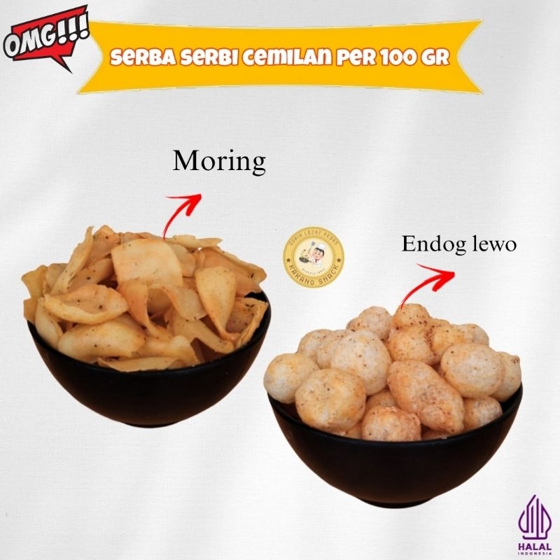 

Serba Serbi Cemilan Ringan Murah Meriah per 100 gr