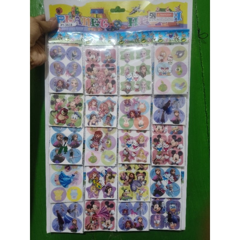 

satu lembar stiker ajaib isi 20 pcs