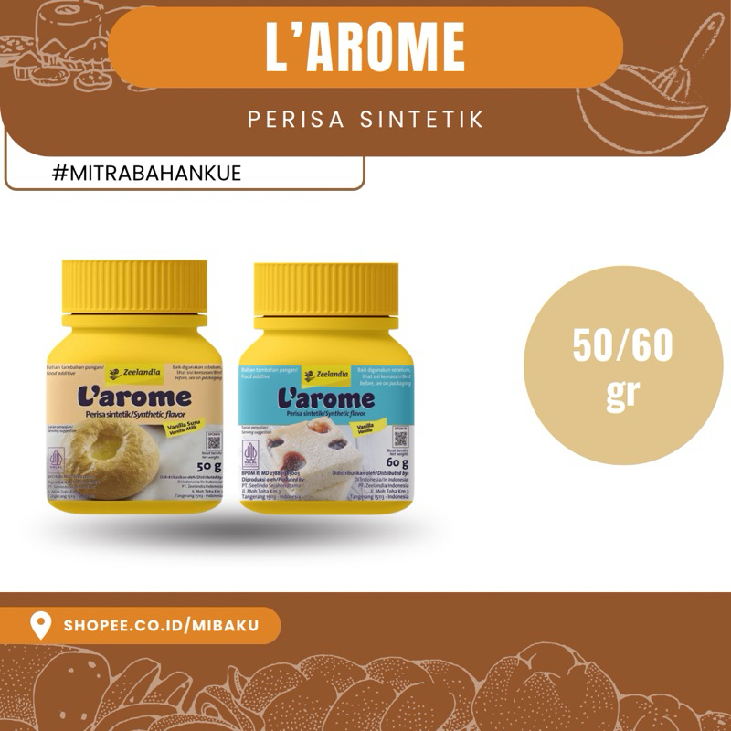 

L’arome Perisa Sintetik Rasa | Vanilla Susu | Vanilla Butter