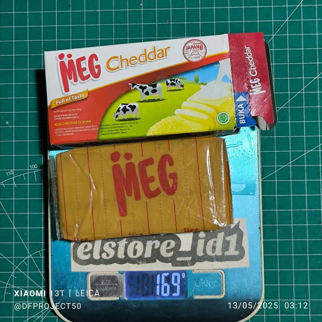 UMPAN Mancing Keju Expired MEG Cheddar 169 gram dan top chiz 244 gram bukan untuk manusia