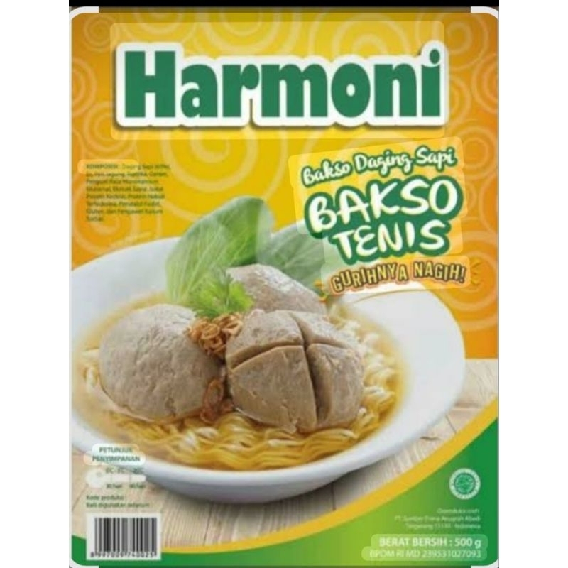 

Harmoni Bakso Tenis Daging Sapi