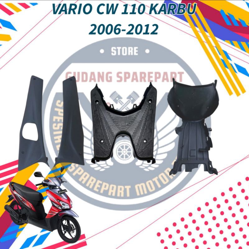 Bodi kasar vario 110 karbu, bordes vario cw 110, kolongan vario cw 110, dek lr vario cw 110, bordes 