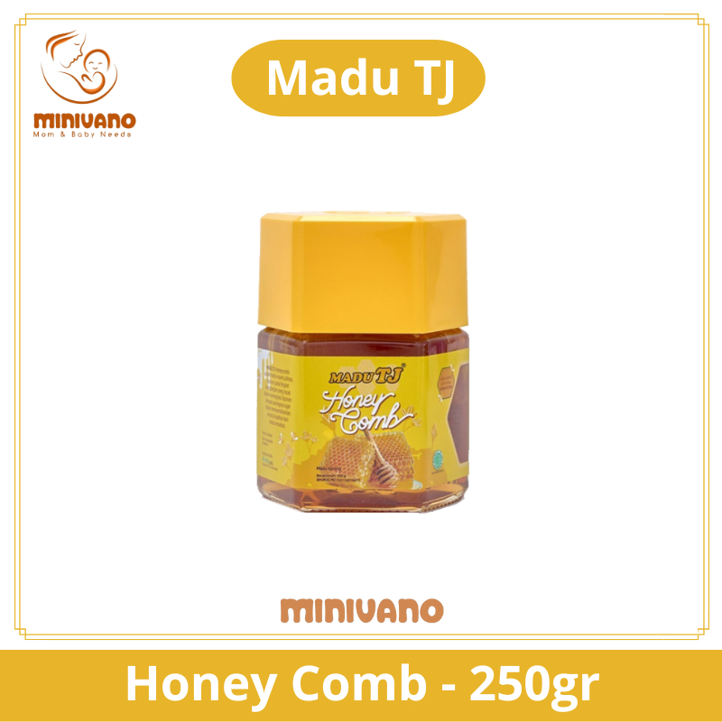 

Madu TJ Honeycomb - Honey Madu Murni - Madu Sarang - 250gr