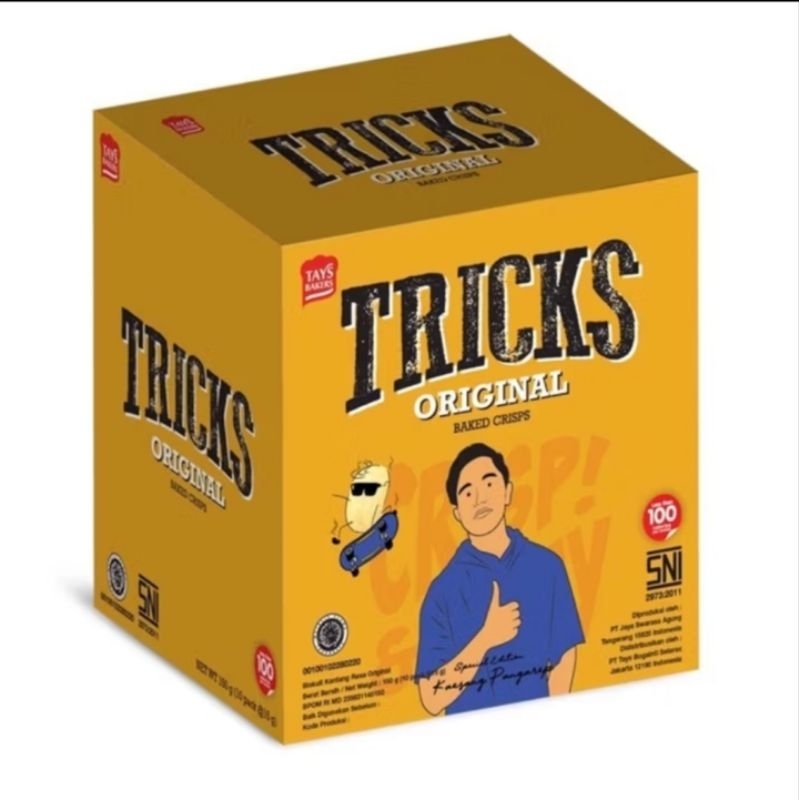

Tricks Potato Baked Crisps Original isi 10