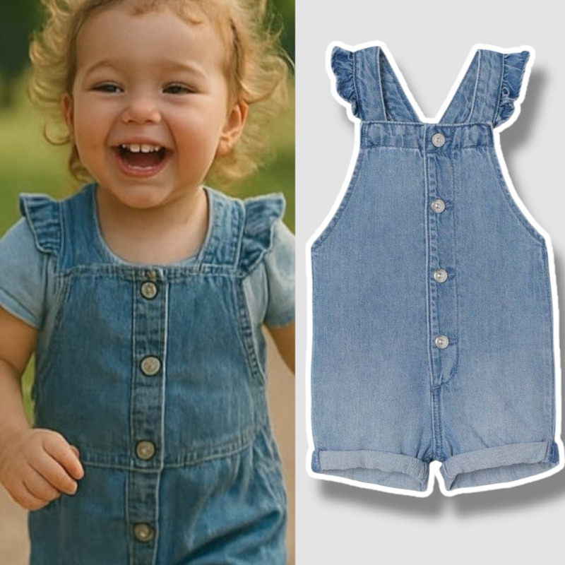 HEYKIDDY - Overall HM Renda anak perempuan