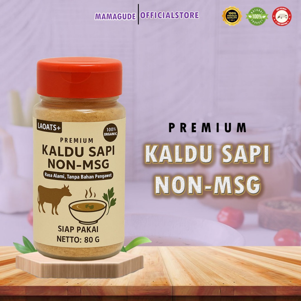 

Kaldu Sapi Bubuk Non MSG Non Pengawet Masakan Lezat Sehat Laoats