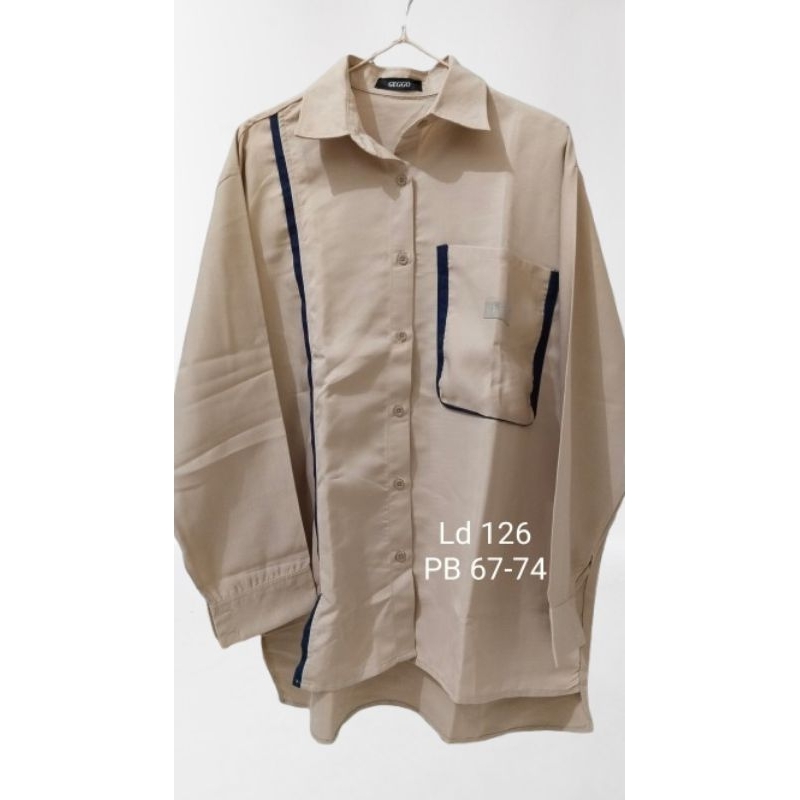 kemeja oversize geggo preloved