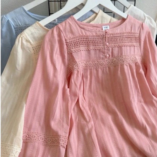 Yixi | Verbena - Atasan Wanita Import | Blouse bkk | Kemeja Lengan Panjang Wanita