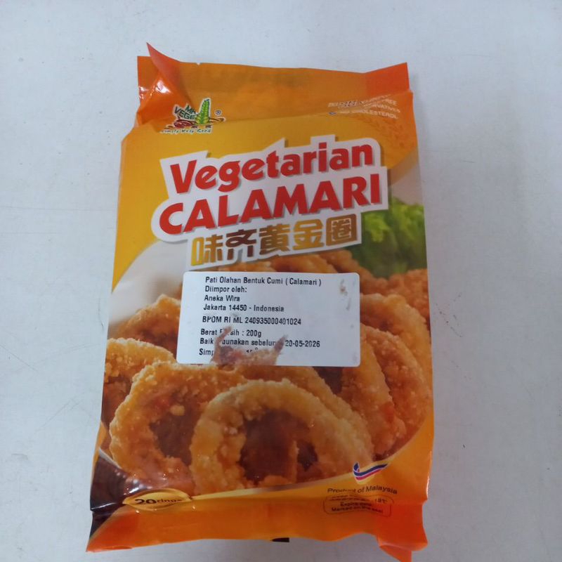 

Mr. Vege Calamari Vegetarian
