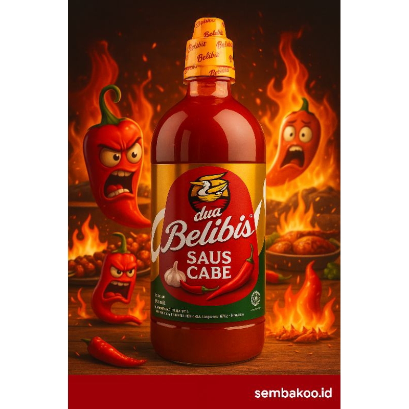 

Dua Belibis Saus Cabe Botol 535ML | Saus Cabai Asli Pedas Nikmat | Saus Belibis Terbaik untuk Segala Masakan