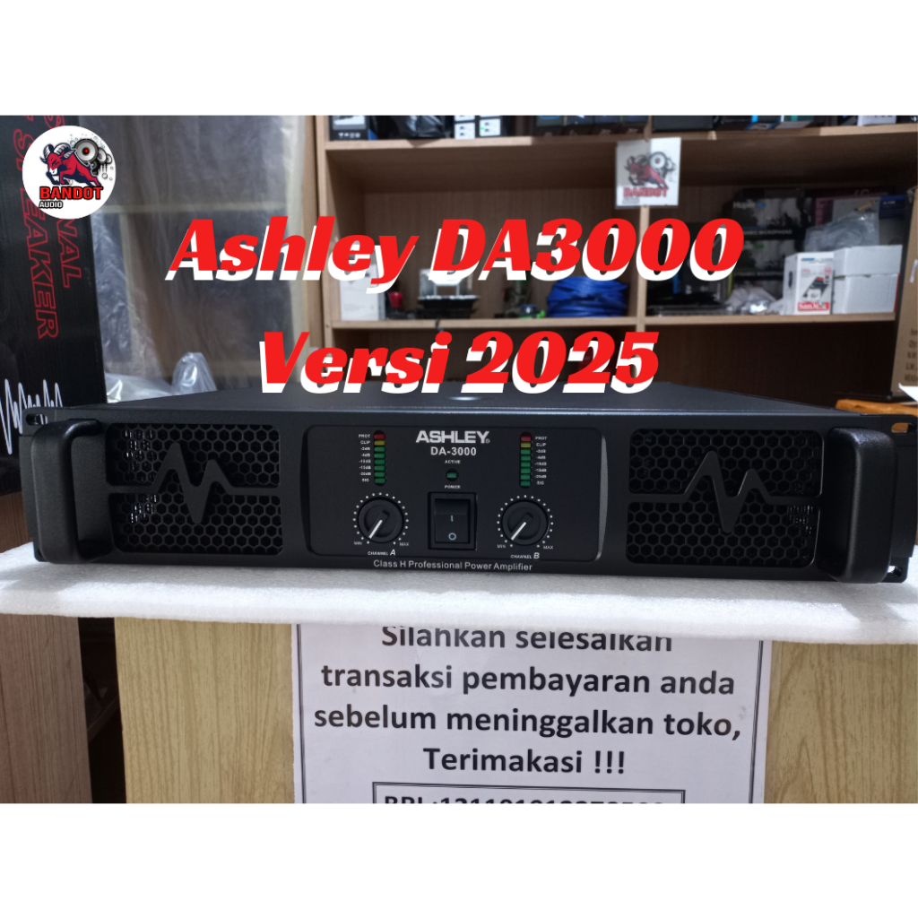 Power Ashley DA3000 Amplifier Ashley DA 3000 Class H Original
