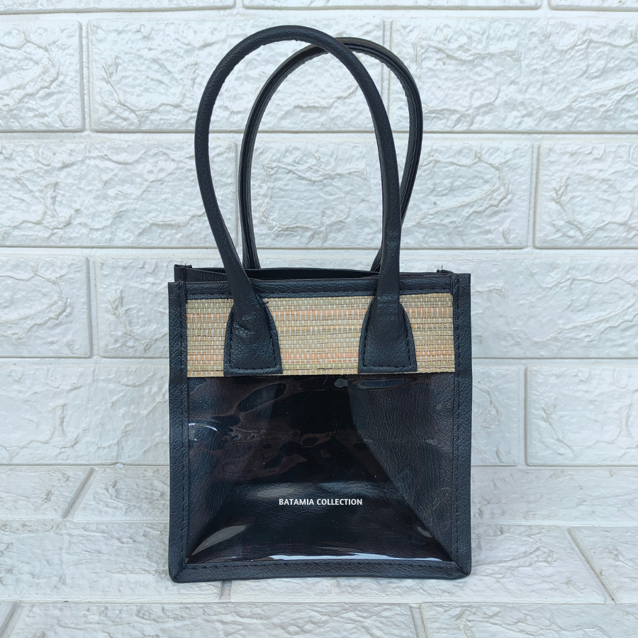 

Tas Hampers Mika Mendong Untuk 2 Toples Biggy (Hitam) Keranjang Parcel Hari Raya