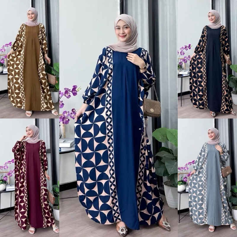 Daster Kaftan | gamis kaftan rayon twill