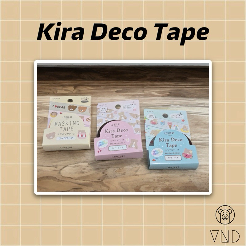 

Kira Kira Deco Tape ORI Japan/ Washi Tape/ Hiasan Jurnal/ Diary/ Scrapbook