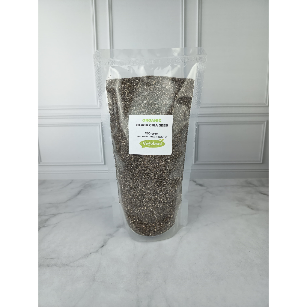 

Vegeland Organic Black Chia Seed 500Gr