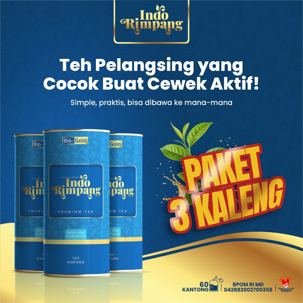 

Indo Rimpang - Teh Pelangsing Herbal Untuk Membantu Turunkan Berat Badan Secara Alami Tanpa Diet