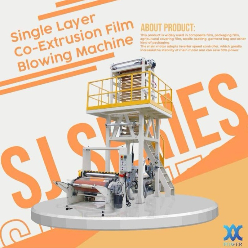 MESIN EXTRUDER BLOWN FILM ME-55/1400 – Produksi Plastik Film Lebih Cepat & Efisien Mesin blown film 