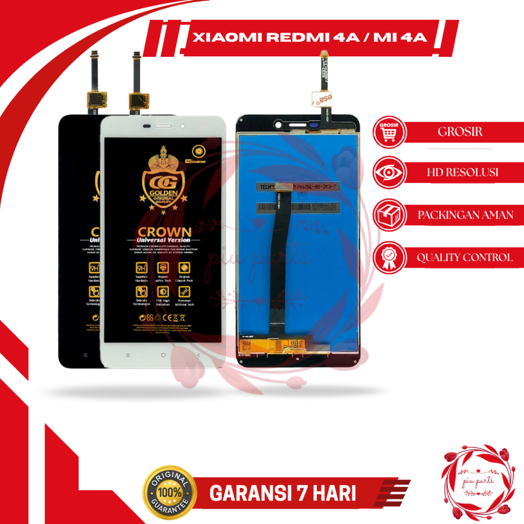 LCD REDMI 4A / LCD TOUCHSCREEN FULLSET XIAOMI REDMI MI4A REDMI 4A COMPLETE ORI