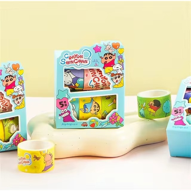 

[1 Set] Sticker Set Solatip Bergambar / Sticker Shin Chan / Solatip Motif Shin-Chan / Sticker Set Solatip Gambar Shincan / Joytop Shin-Chan Sticky Sticker JT-101745