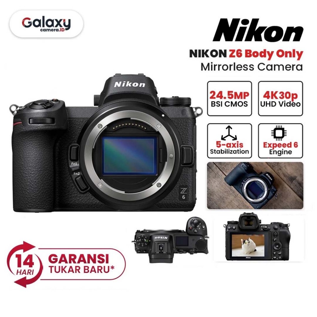 Nikon Z6 Body Only Nikon Z 6 BO Garansi Resmi