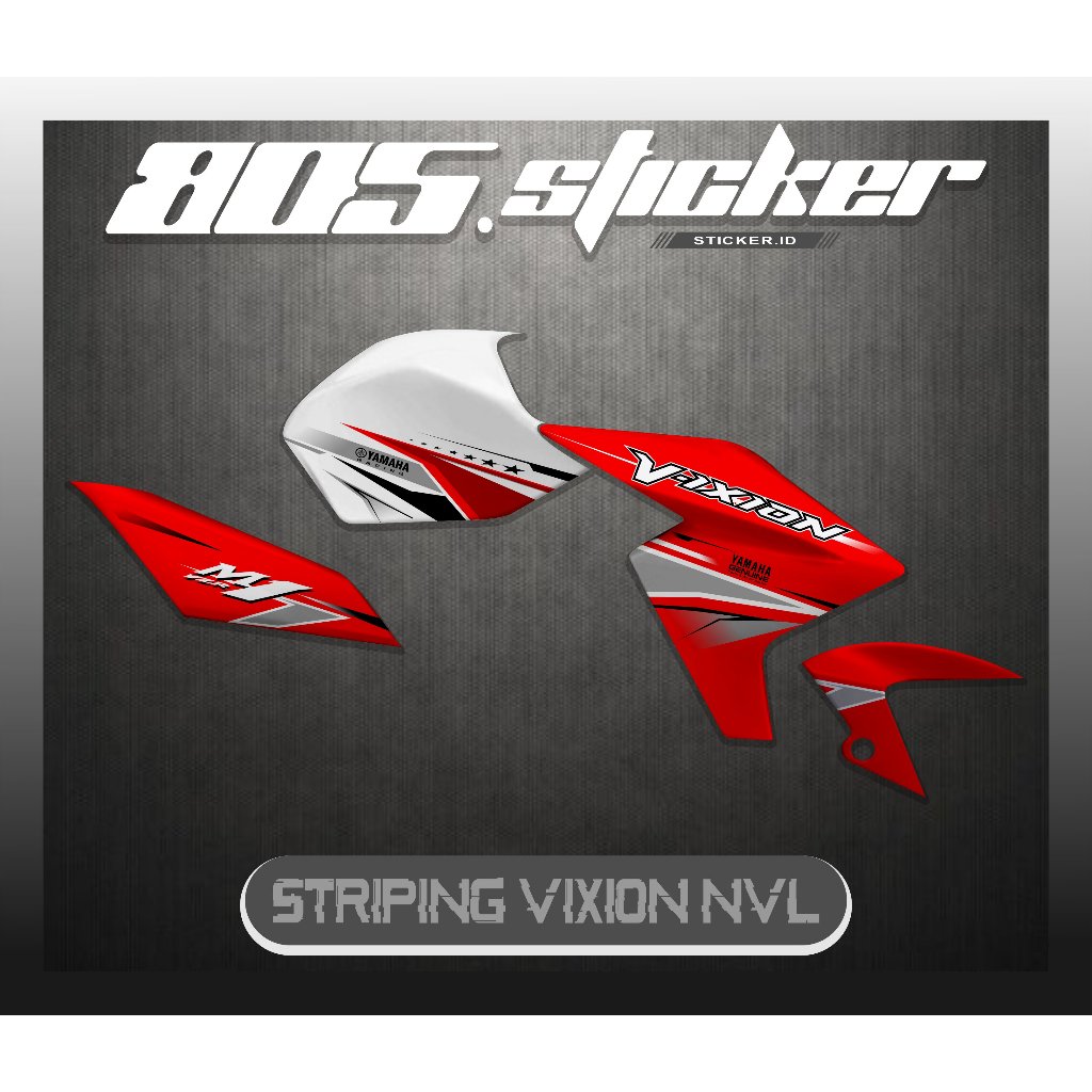 STRIPING TRANSPARAN VIXION NVL/STIKER VARIASI NEW VIXION LIGHTING/STRIPING MOTOR VIXION NEW GRAFIS K