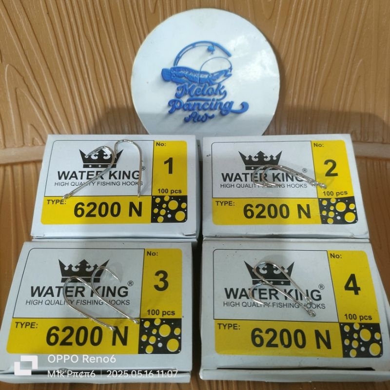 MATA PANCING WATERKING 6200N, MATA PANCING TAJUR, MATA PANCING IKAN BAUNG, MATA PANCING WATERKING 62