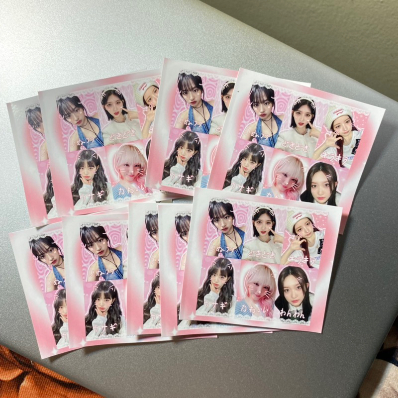 IVE I HAVE IVE I AM SWITCH LODI LOVE DIVE ELEVEN ERA PHOTOCARD PC STICKER STIKER PURIKURA ORIGINAL O