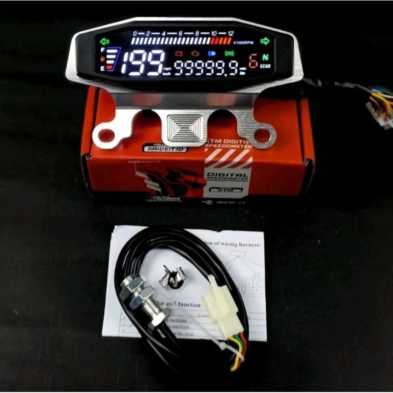 Spidometer KTM GEN 2 FULL DIGITAL  Speedometer set pangkon CNC SPM 037 RIDE IT