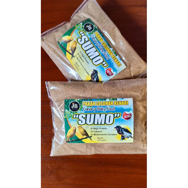 Xcamellyaa Pakan Lolohan Sumo 250 Gram Pakan Lolohan Kenari Sumo 250 Gram