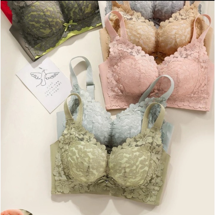 BRA / BRA ADA KAWAT 636 BUSA SEDANG KAIN LEMBUT UKURAN 34-38 TERDAPAT 6 WARNA BAHAN PAKAIAN DALAM