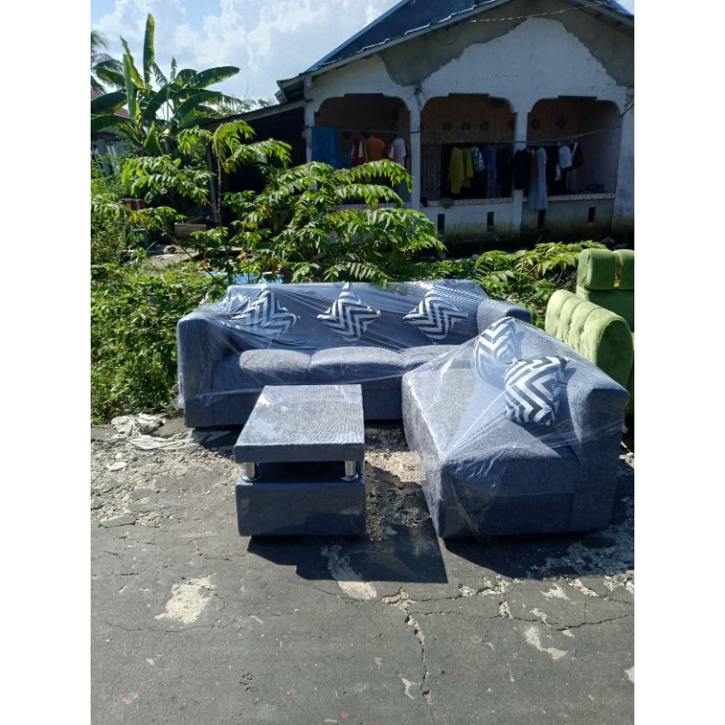 sofa L minimalis sofa ruang tamu sofa L selonjoran sofa L putus sofa ruangan kecil