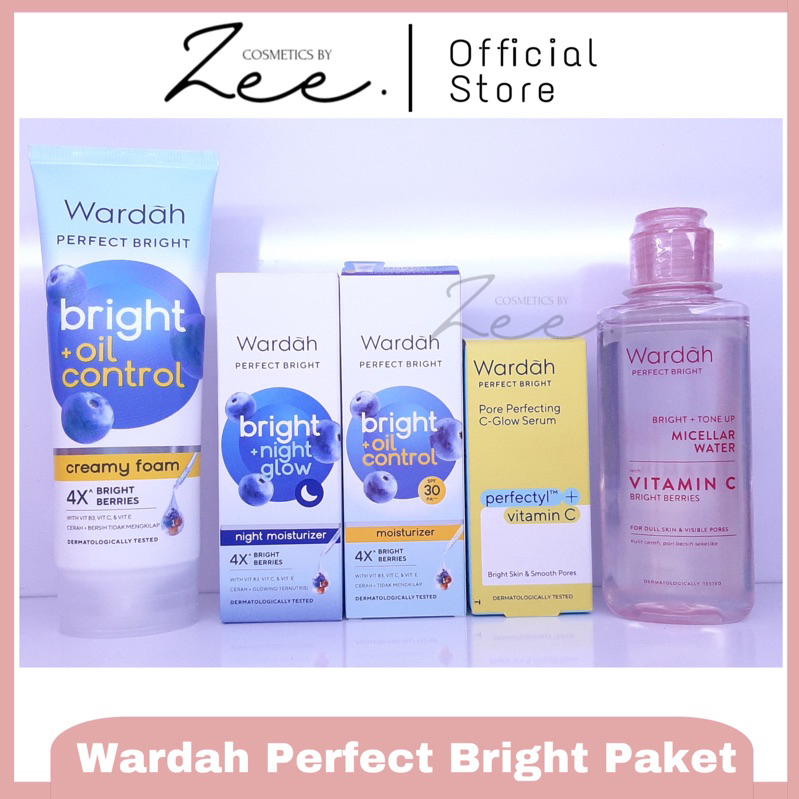 Wardah Perfect Bright Series Oil Control | Wardah Perfect Bright Oil Control Paket Lengkap