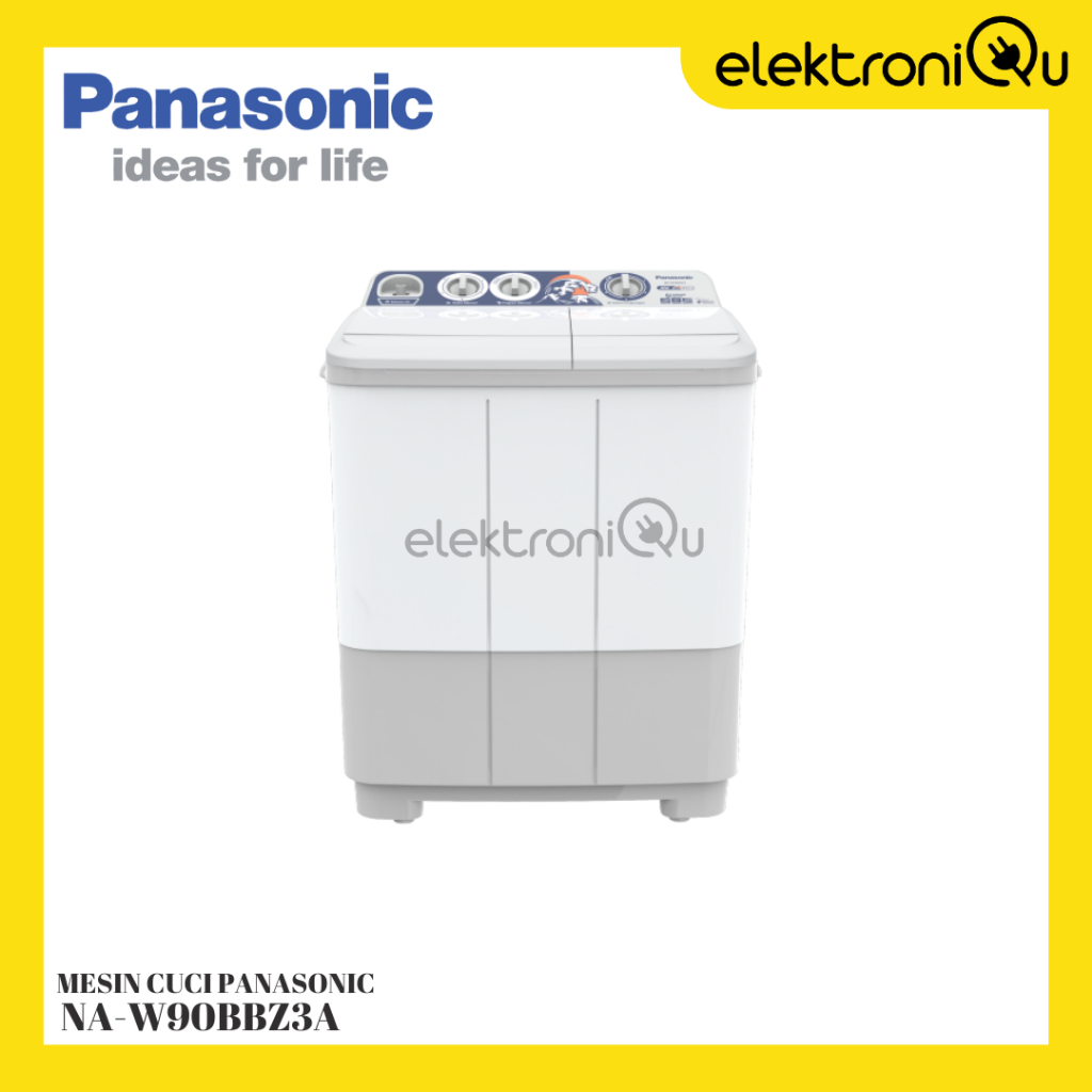 MESIN CUCI PANASONIC NA-W90BBZ3A 2 TABUNG LOW WATT 9 KG