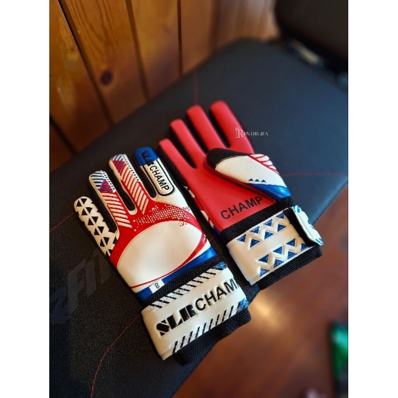 Sarung Tangan Kiper Tulang Dewasa Senior Fingersave Glovekeeper SLR champione