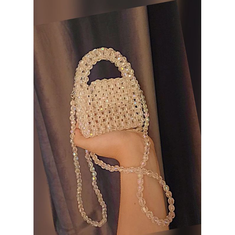 tas mutiara . tas lucu. tas wanita. tas manik manik. tas mini