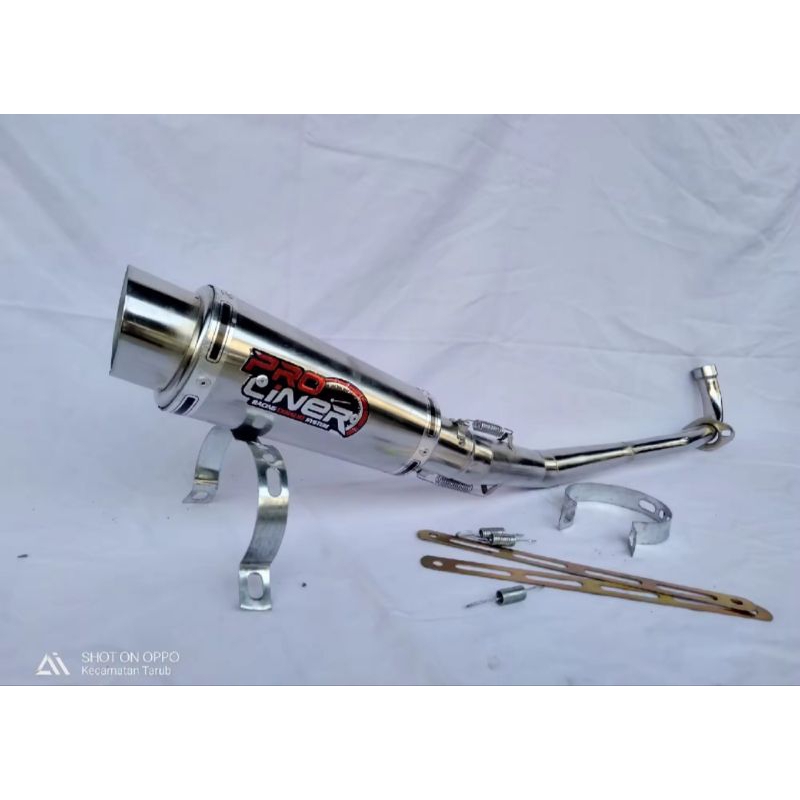 Knalpot Racing Pro Liner Supra x 123 Supra fit Supra x Revo absolute Revo fit Revo lama Shogun Blade