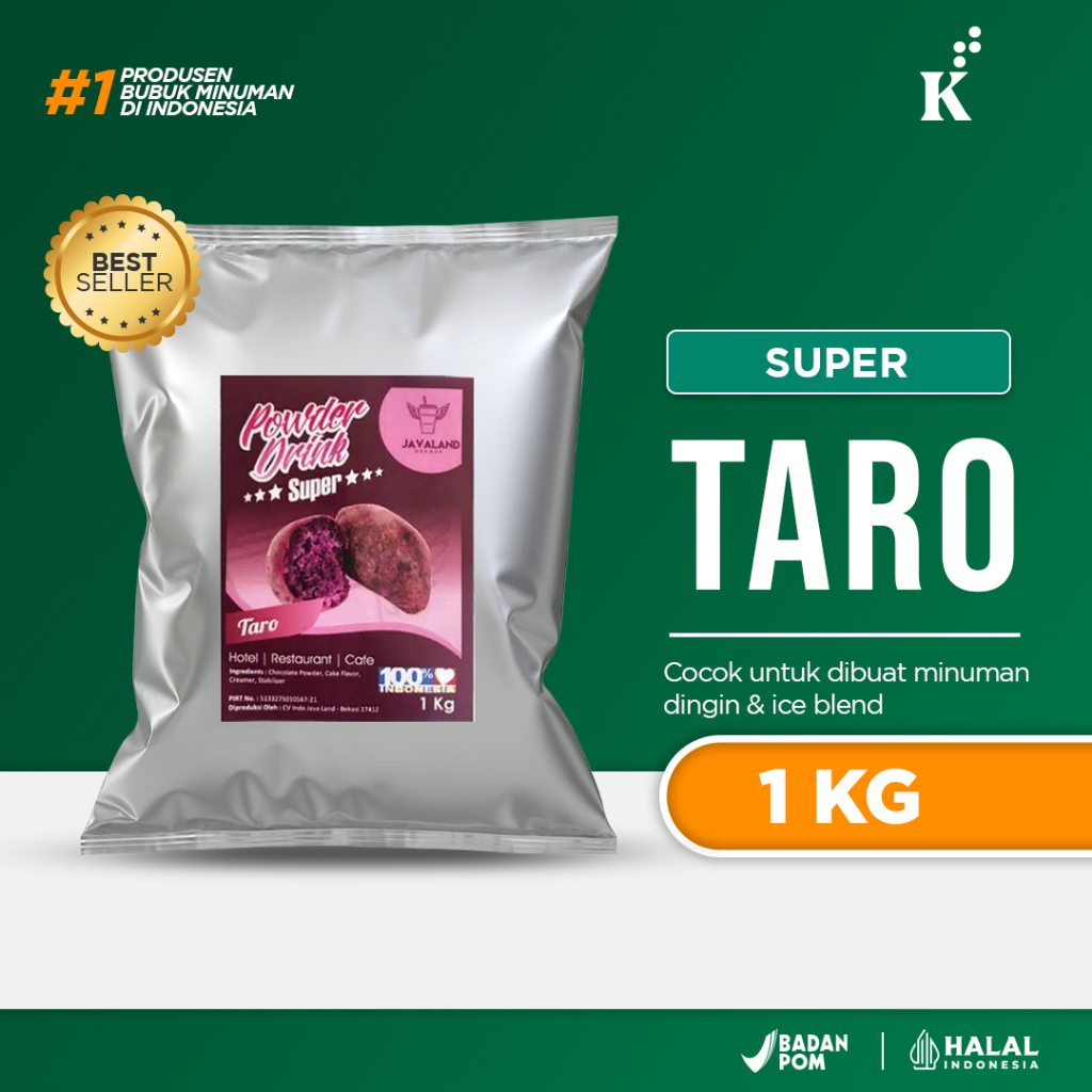 

Bubuk Minuman TARO SUPER Powder Bubble Drink Javaland
